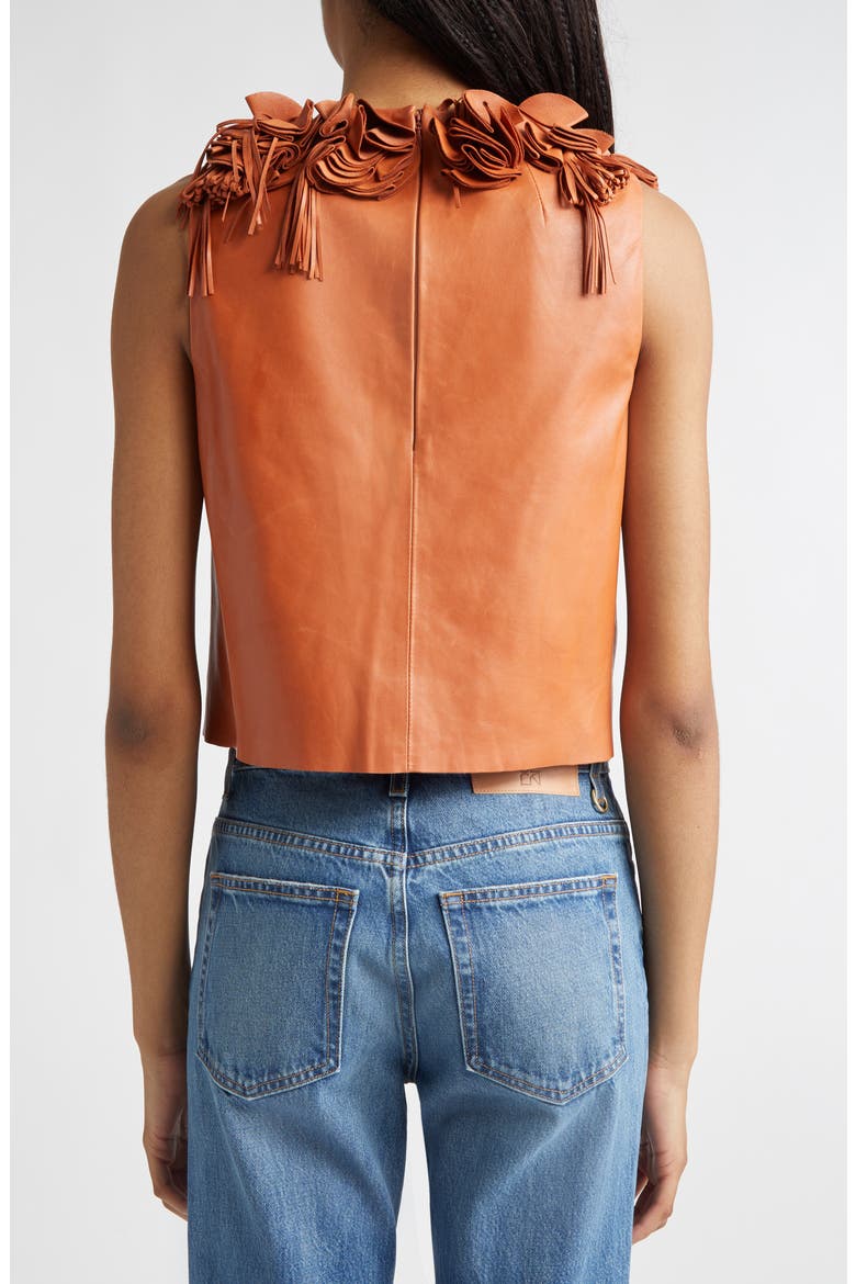 Marlowe Floral Appliqué Top, Alternate, color, SIENNA