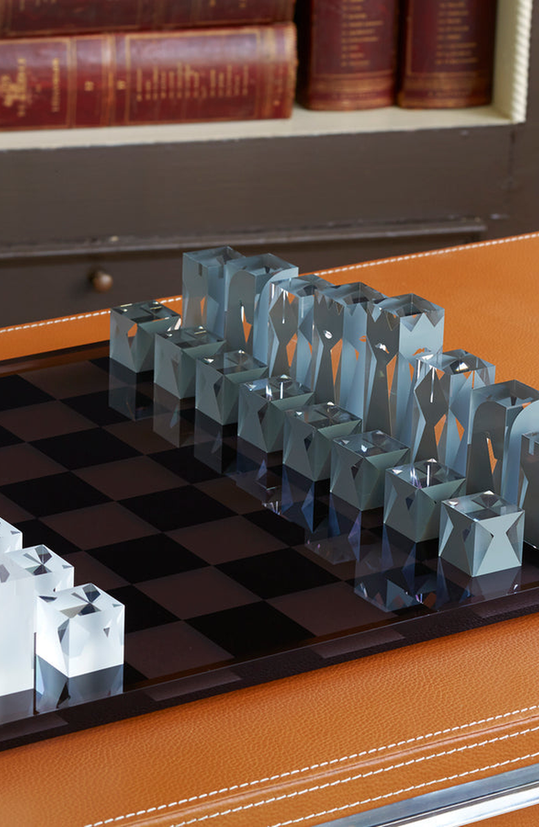 Jonathan Adler Acrylic Chess Set, Alternate, color, 