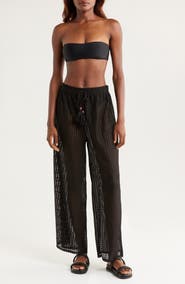Nordstrom Open Knit Cover-Up Pants