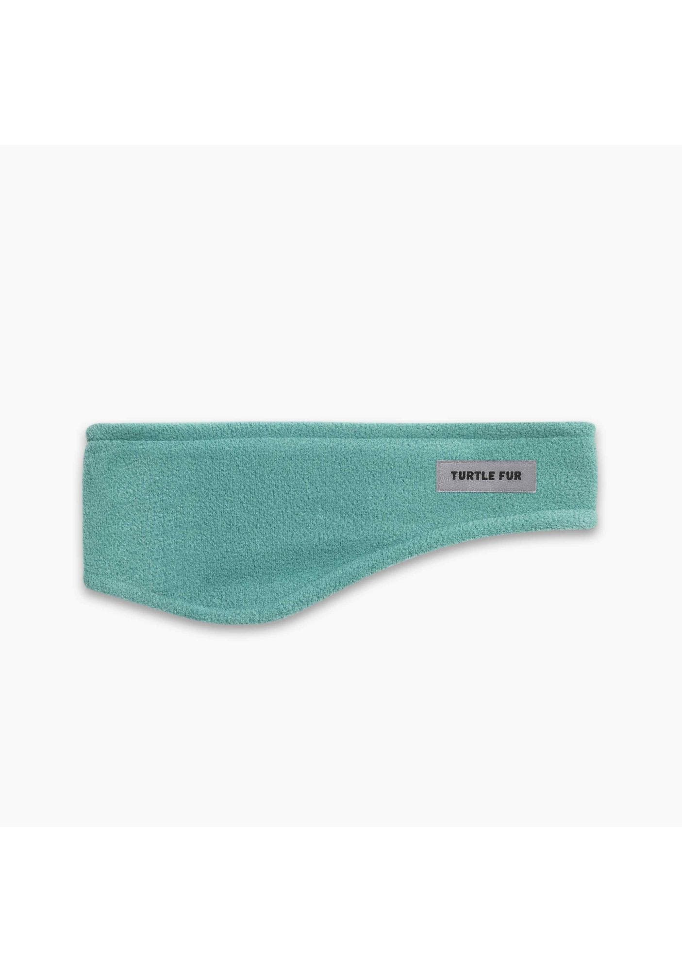 Turtle Fur Bang Band Fleece Headband in Sea Green 