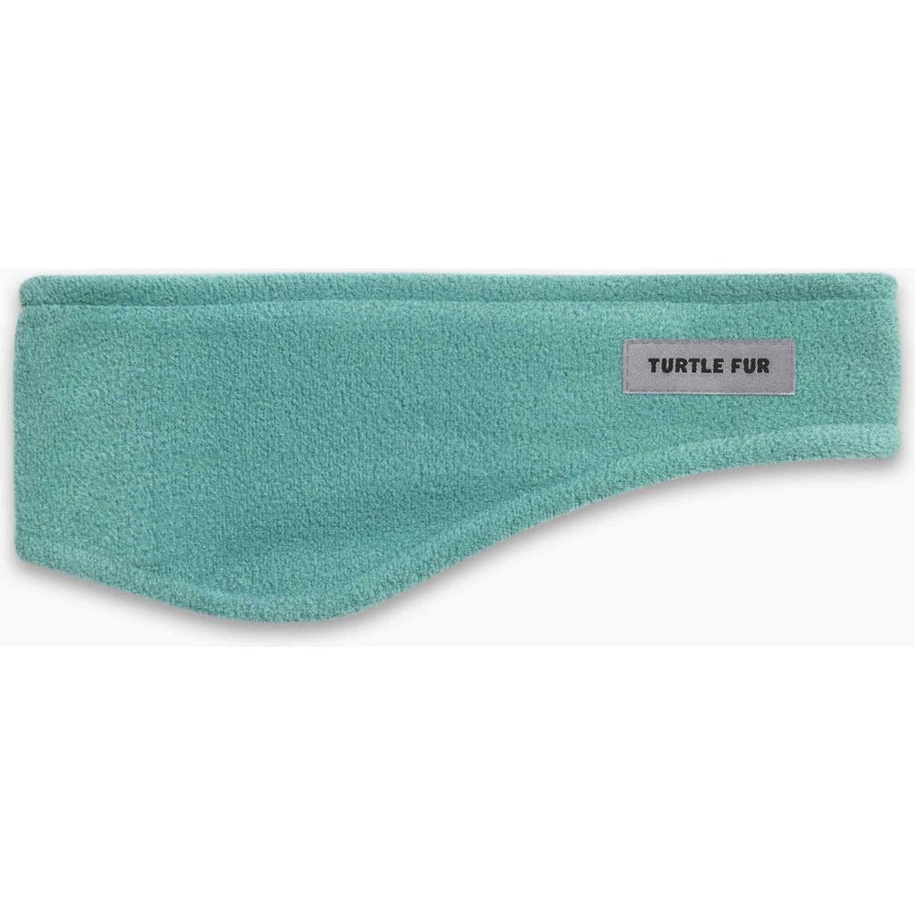 Turtle Fur Bang Band Fleece Headband In Green