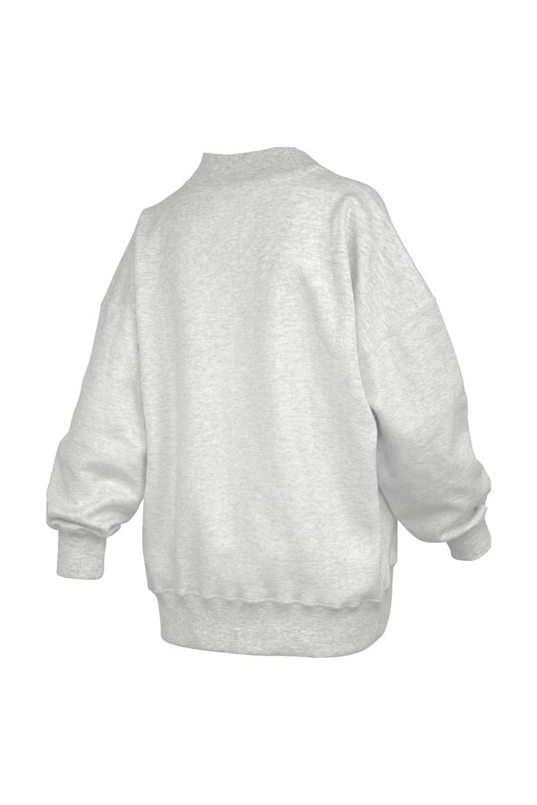Women's Pressbox  Heather Gray Oklahoma Sooners Reversible Sweatshirt, Alternate, color, Heather Gray