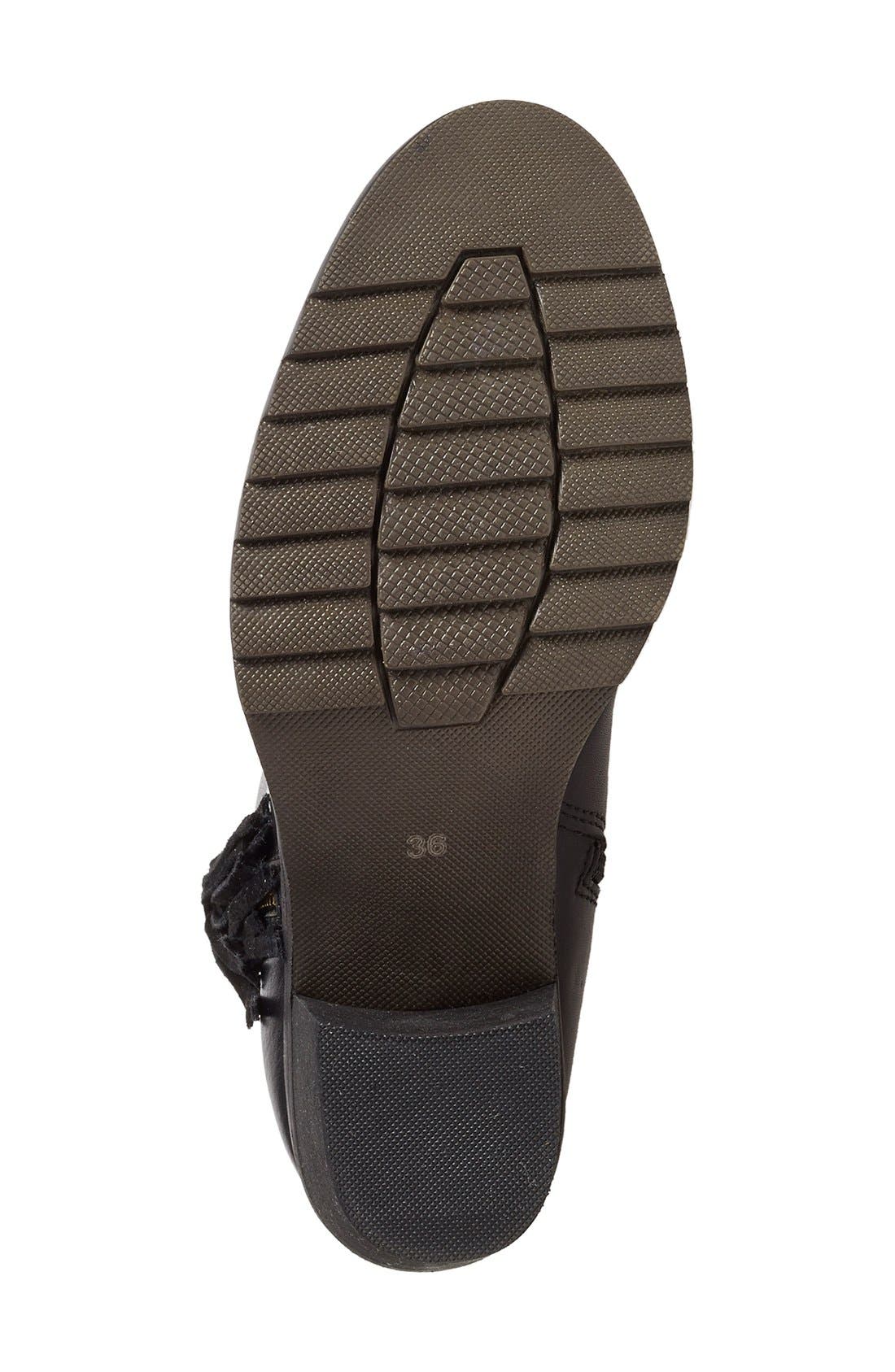'Andorra' Water Resistant Boot, Alternate, color, BLACK LEATHER