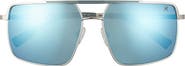 Hurley Explorer 58mm Polarized Navigator Sunglasses