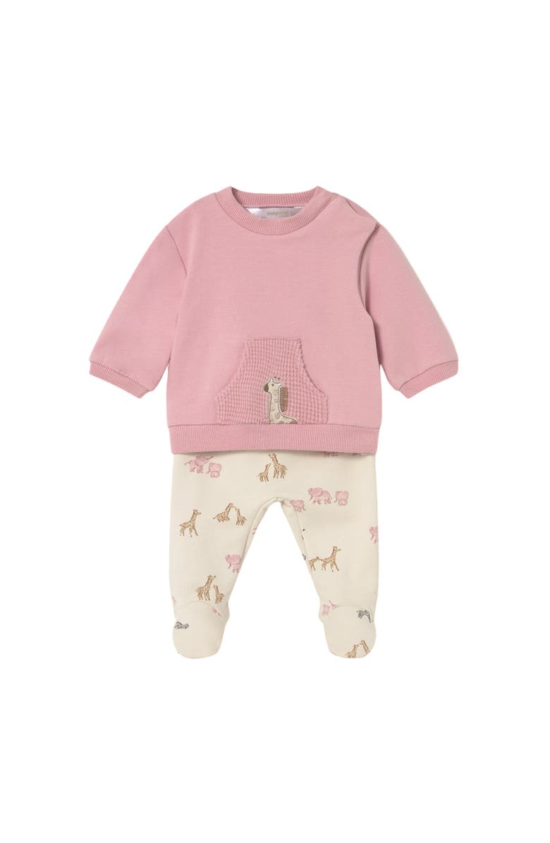 Mayoral Pants and Sweatshirt Set, Main, color, Pink