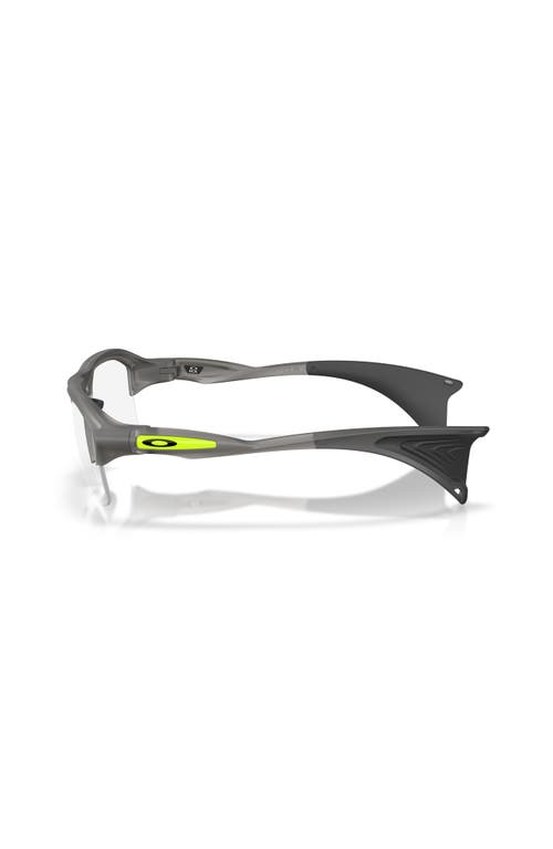 Oakley 62mm Rectangle Optical Glasses In Gray