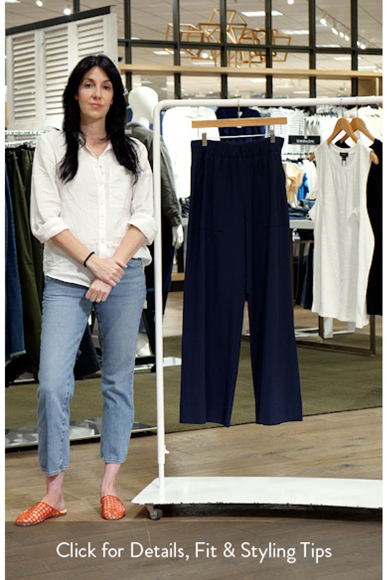 Wide Leg Utility Pants video