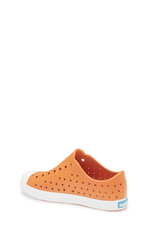 Native Shoes Kids' Jefferson Water Resistant Slip-on Sneaker In Orange