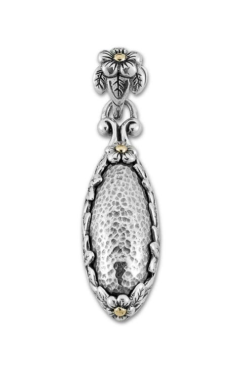 Hammered Floral Pendant