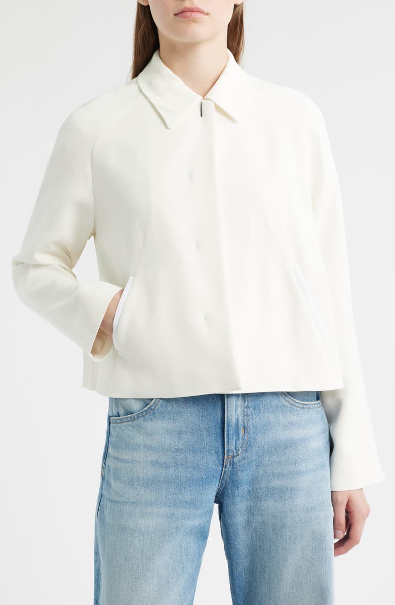 BOSS Jandera Boxy Jacket, Alternate, color, Soft Cream