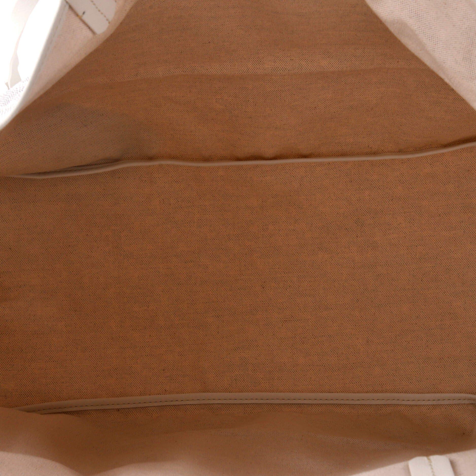 Pre-Owned Goyard Saint Louis Tote Coated Canvas GM, Alternate, color, White