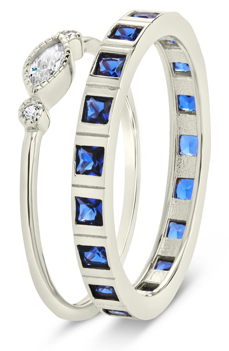 Sterling Forever CZ Stacking Ring Set | Nordstromrack
