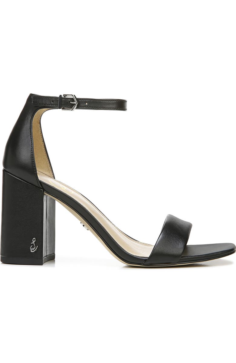 Sam Edelman Daniella Ankle Strap Sandal, Alternate, color, Black