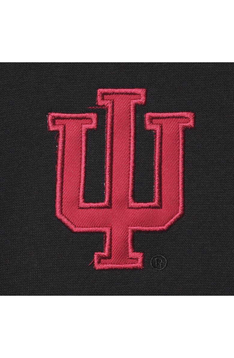 COLOSSEUM Men's Colosseum Black Indiana Hoosiers Tortugas Logo Quarter-Zip Jacket, Alternate, color, Black
