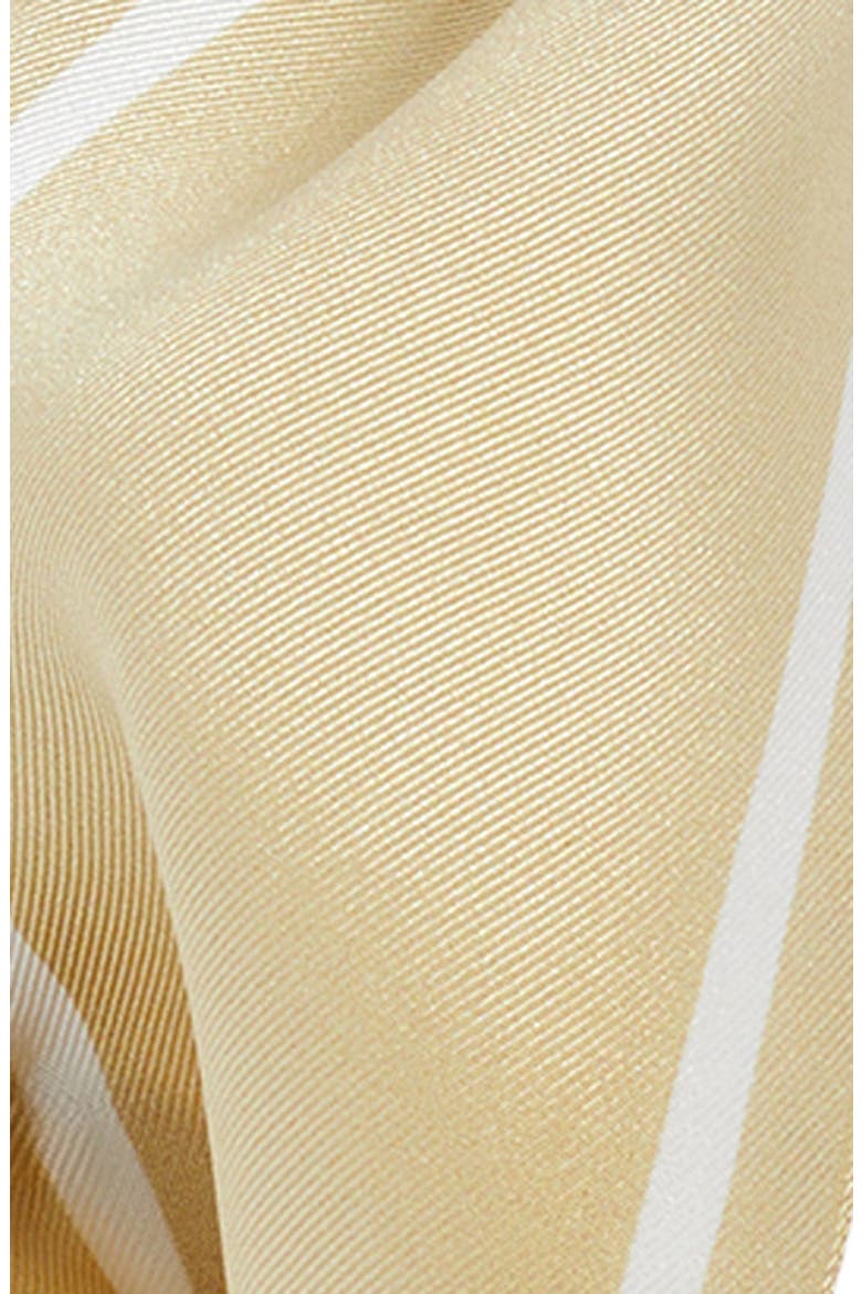Stripe Silk Scarf, Alternate, color, MAIZ