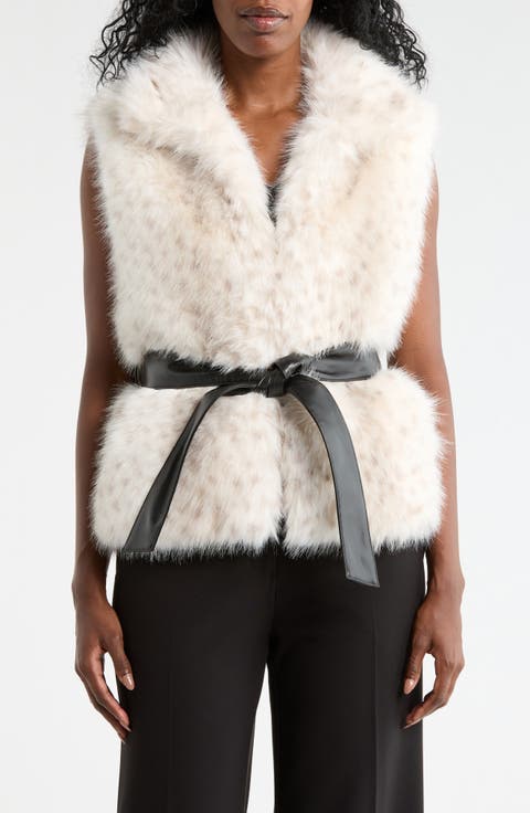 Short Faux Fur Vest