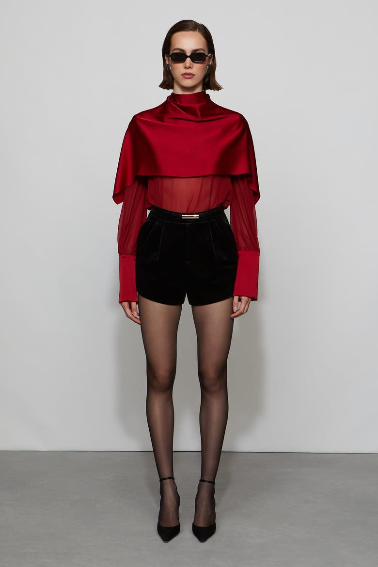 Aurelia Top, Main, color, Lipstick Red