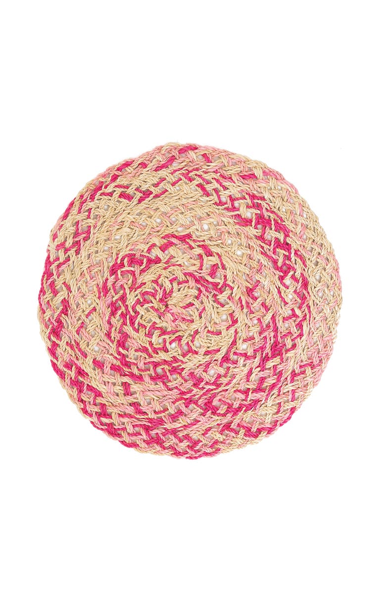 C&F Home Kaleidoscope Charger, Main, color, Pink