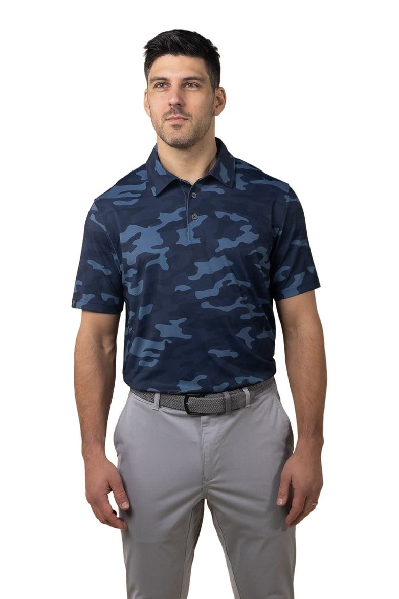 Midnight Camo Polo, Alternate, color, Midnight