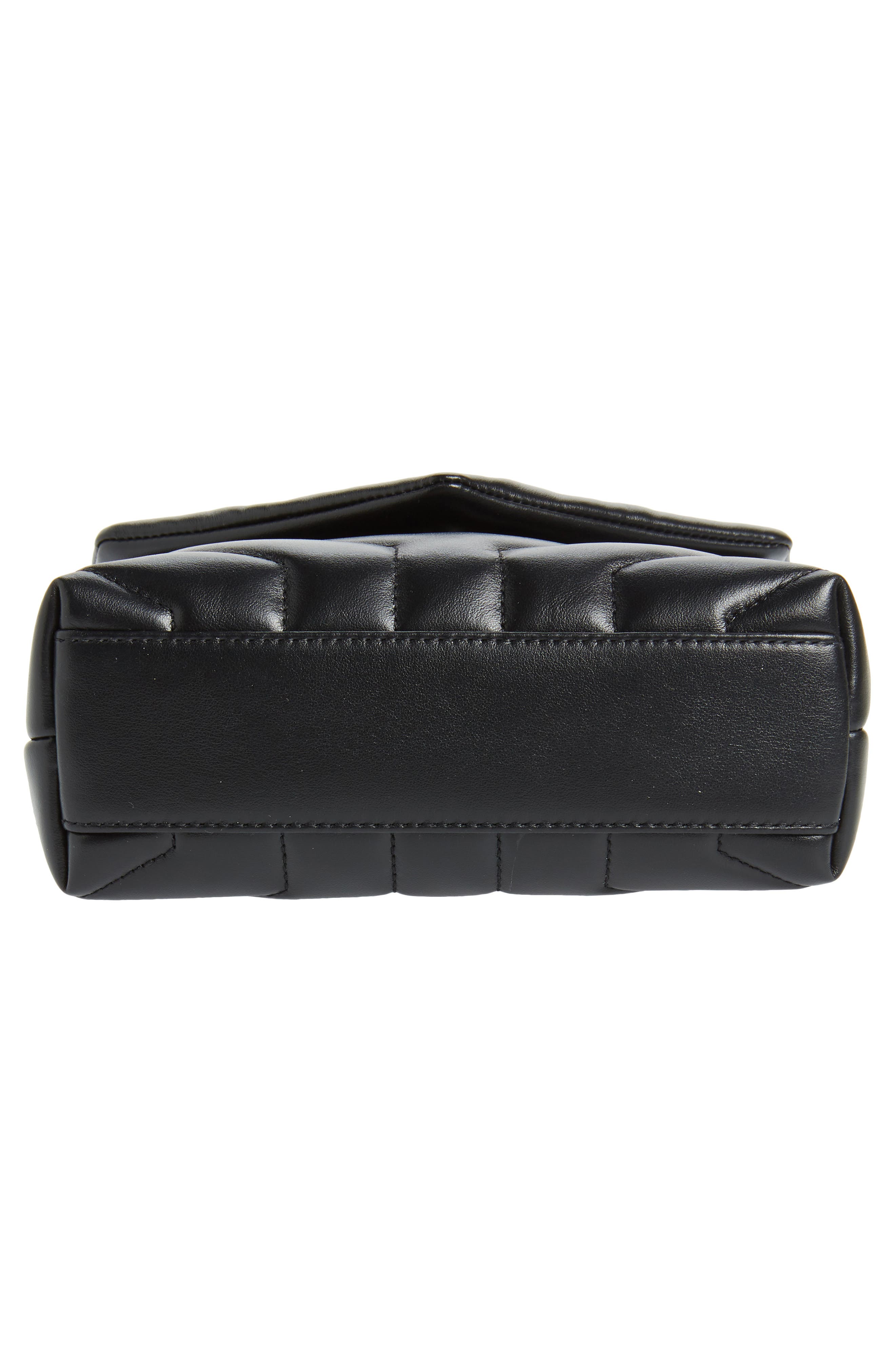 Toy Loulou Leather Crossbody Bag, Alternate, color, 1000 NERO