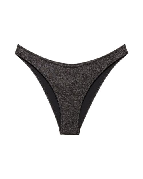 Biliblond Bikini Bottom Negev In Black Lurex