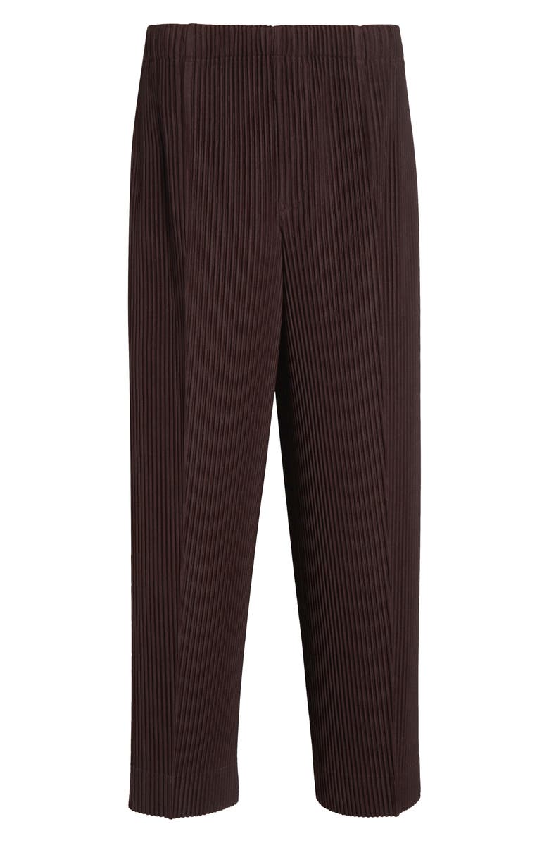Homme Plissé Issey Miyake Monthly Colors January Pleated Pants, Alternate, color, Egg Plant Black