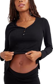 HATCH Collection The Softest Rib Nursing Henley