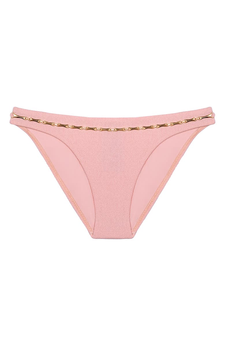 ViX Paula Hermanny Bell Basic Bikini Bottoms, Alternate, color, Pink