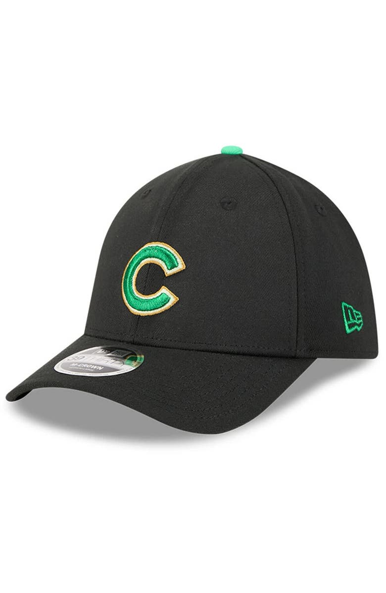 New Era Men's New Era  Black Chicago Cubs 2026 St. Patrick's Day 39THIRTY Flex Hat, Alternate, color, Black