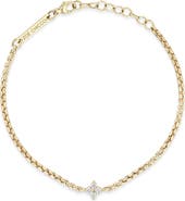 Zoë Chicco 14K Gold Diamond Pendant Bracelet