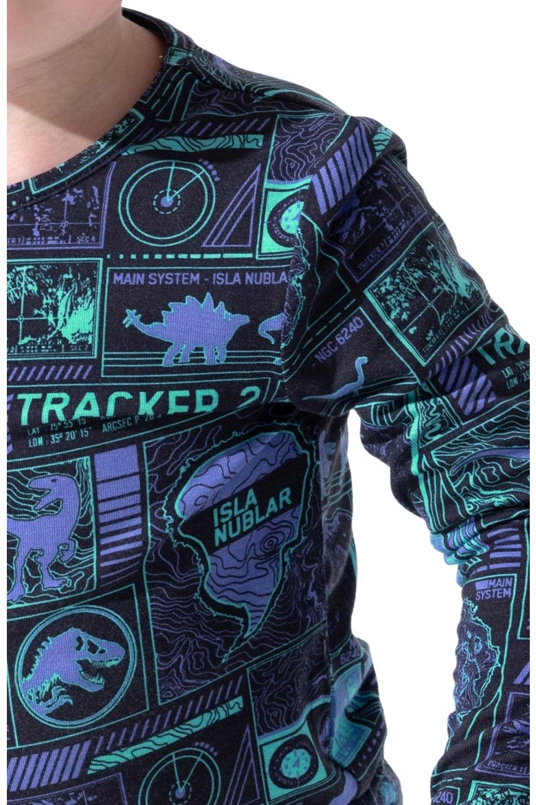 Kids' Jurassic Park Tracker Set of 2 Piece Pajamas, Alternate, color, Jurassic Park: Tracker