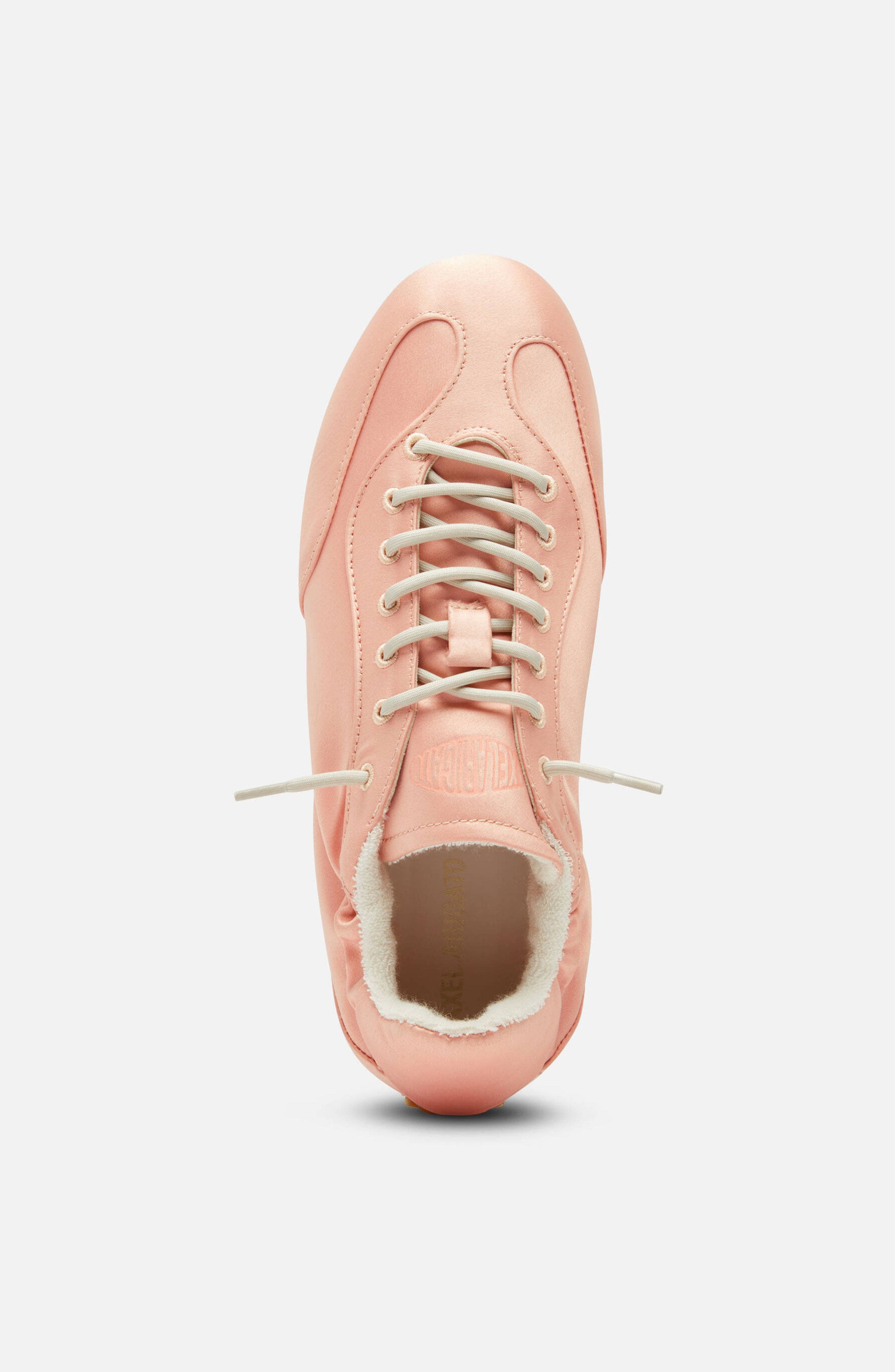 Daze Satin Flat Runner - Women's, Alternate, color, Light Pink/Light Gum