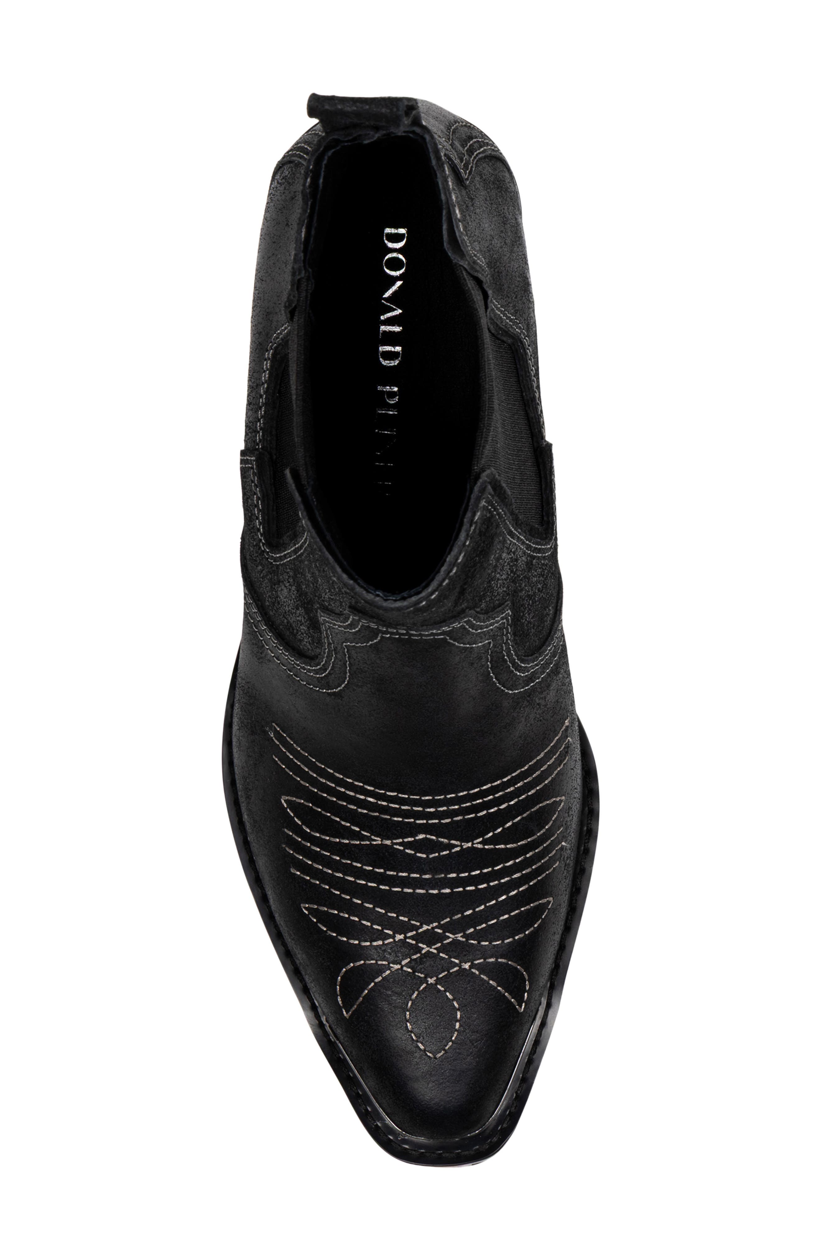 WESTERN BOOTIE- SP, Alternate, color, BLACK