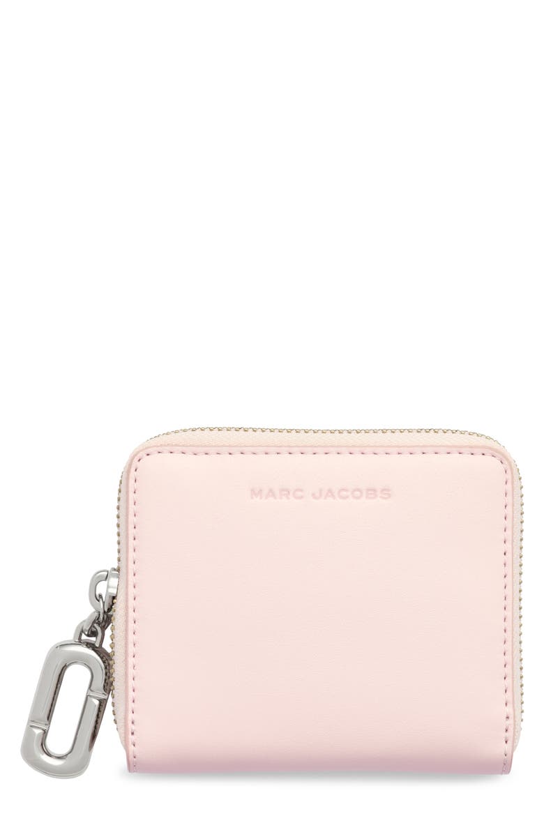 The Scene Slim Compact Wallet, Main, color, POWDER PINK