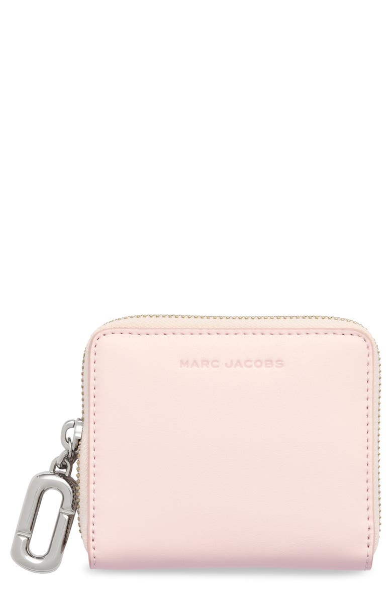Marc Jacobs The Slim Compact Wallet, Main, color, Powder Pink