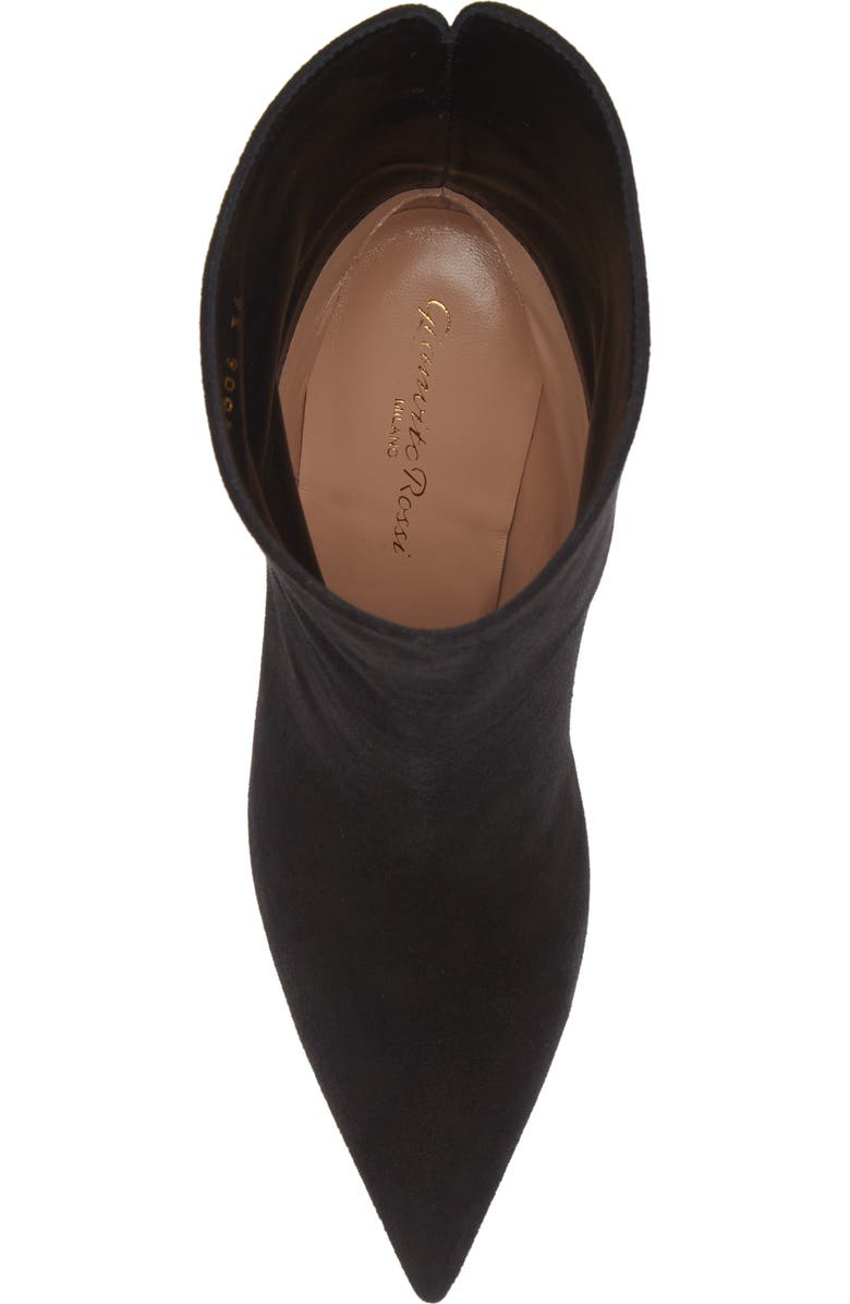 Gianvito Rossi Camoscio Stivale Pointed Toe Bootie, Alternate, color,