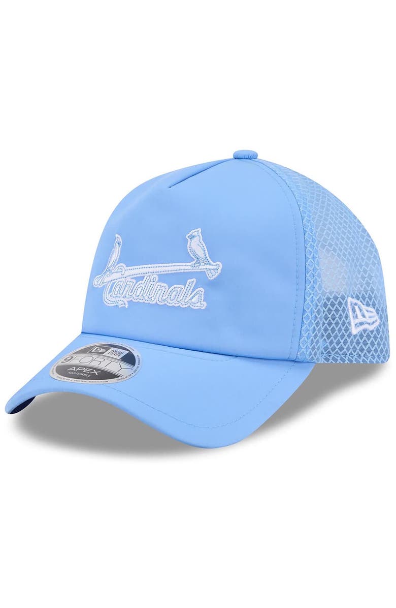 New Era Men's New Era Light Blue St. Louis Cardinals 2026 Batting Practice Alternate Apex 9FORTY Adjustable Hat, Main, color, Light Blue