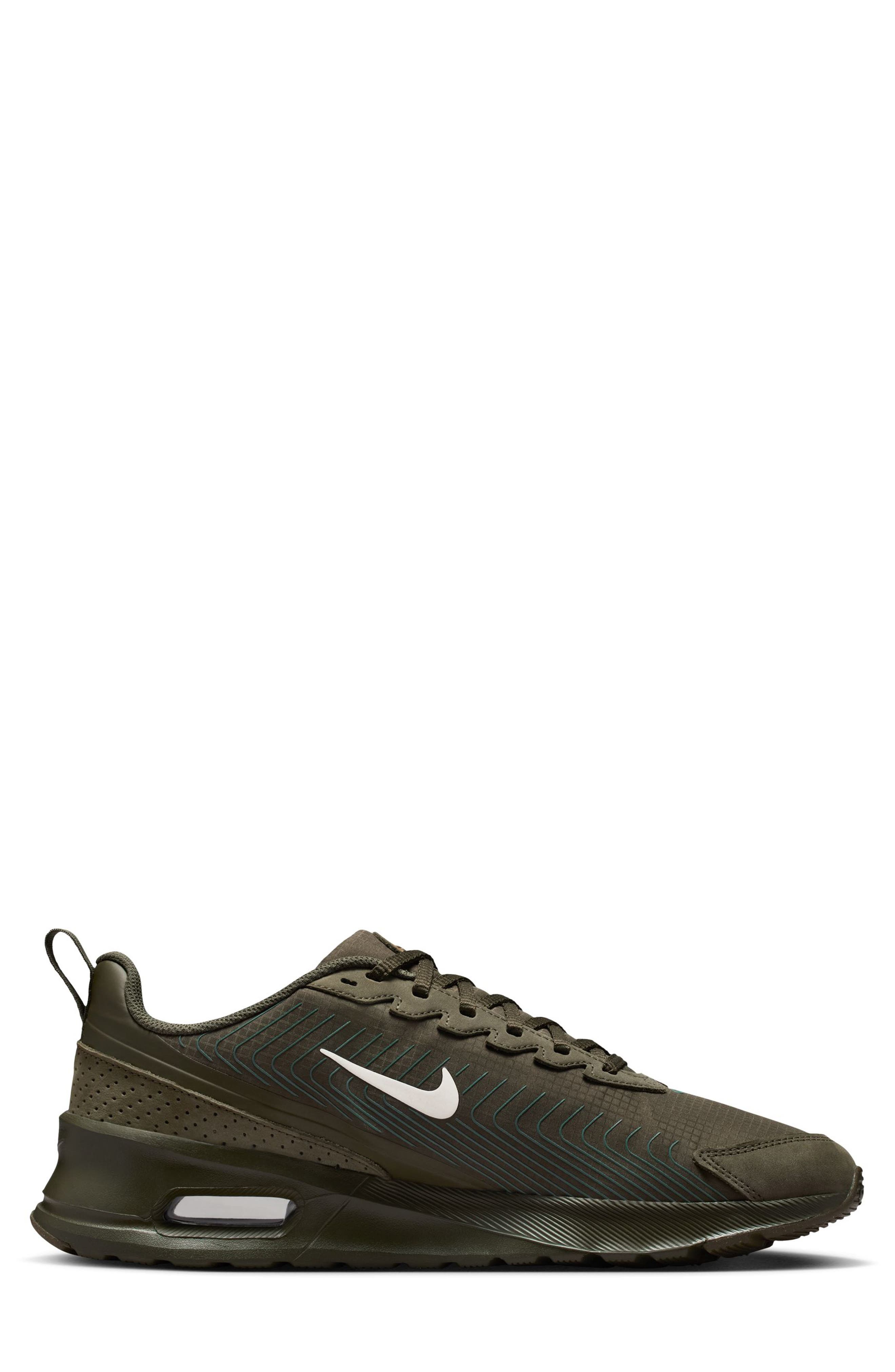 Nike Air Max Nuaxis Premium Sneaker, Alternate, color, Cargo Khaki/ Soft Pearl