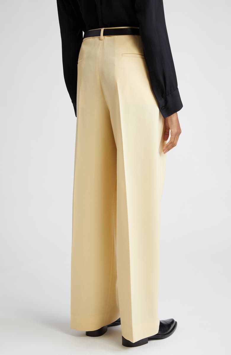 Jil Sander Relaxed Pleat Wide Leg Pants, Alternate, color,