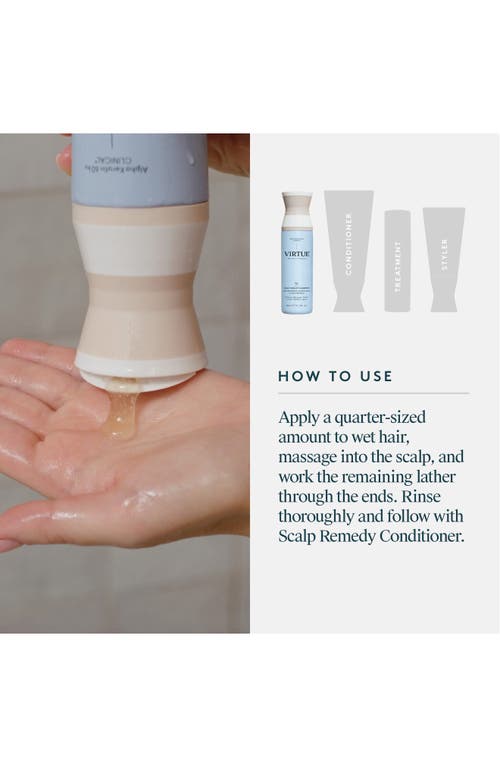 Virtue Scalp Remedy Shampoo 8 oz / 240 ml In No Color