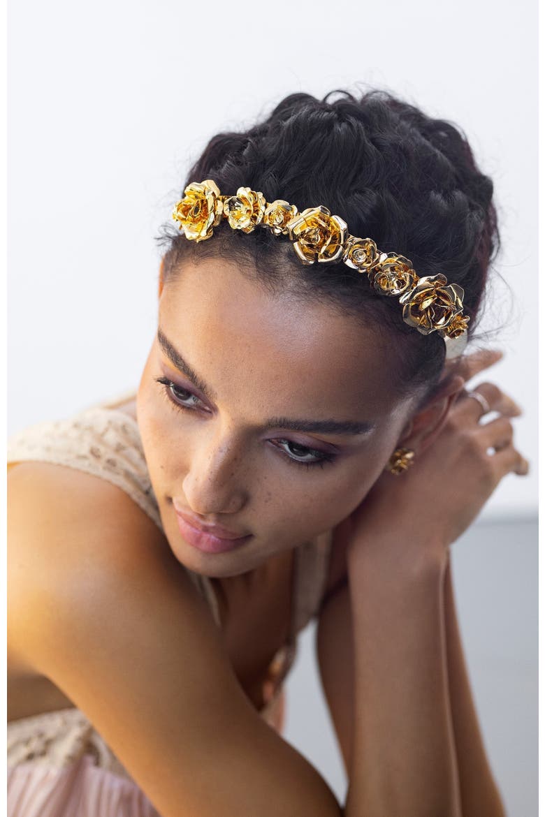 Field of Roses Crown, Alternate, color, Gold