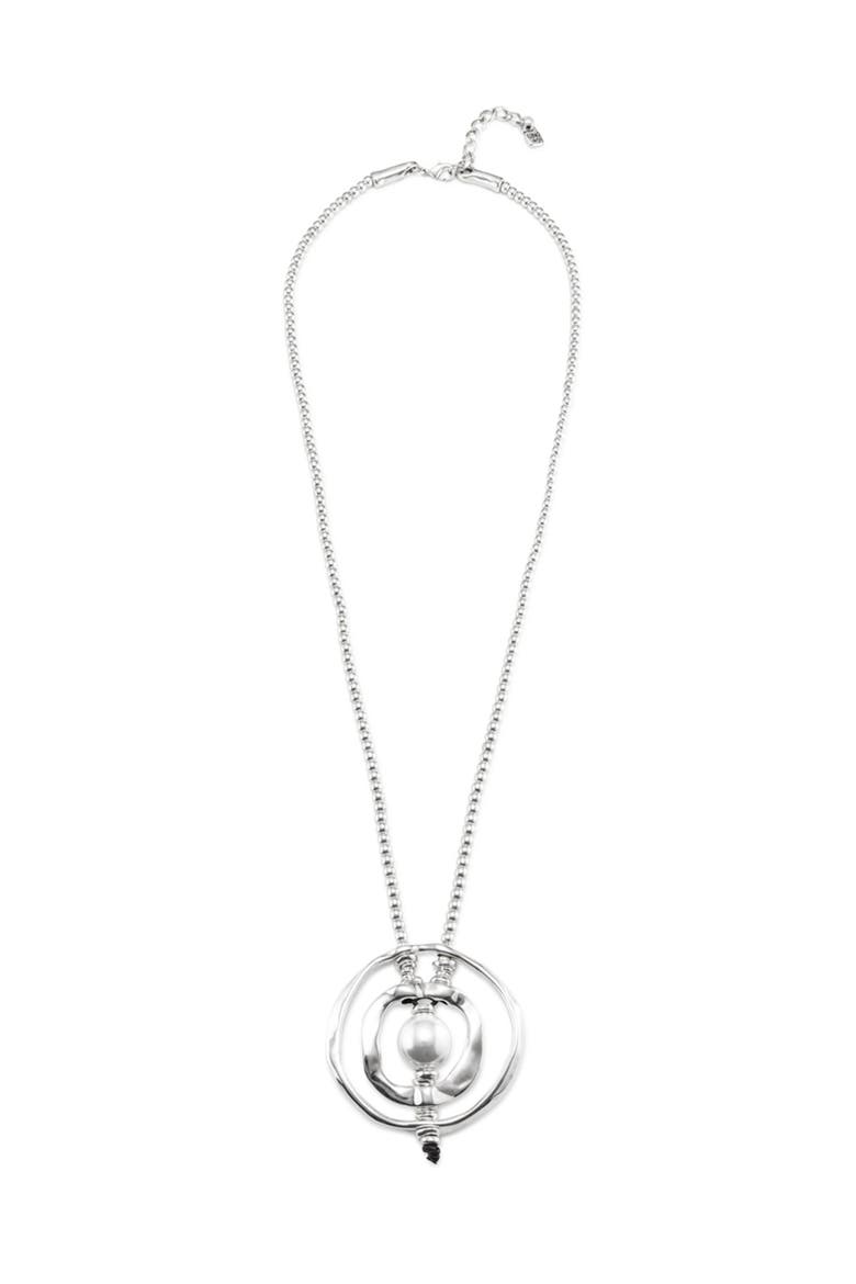 Pearl Drop Pendant, Main, color, Silver