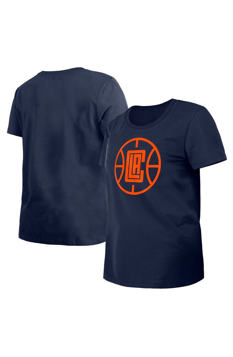 New Era Women's New Era Navy LA Clippers 2023/24 City Edition T-Shirt, Alternate, color, 