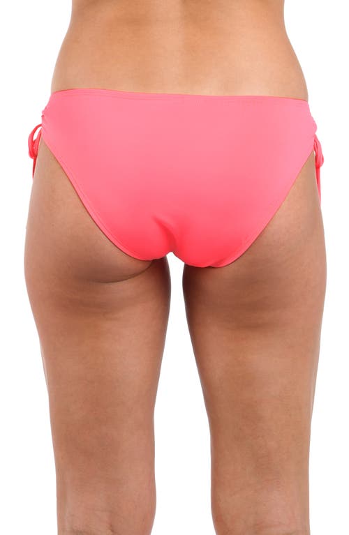 La Blanca Island Goddess Adjustable Hipster Bikini Bottoms In Coral Reef