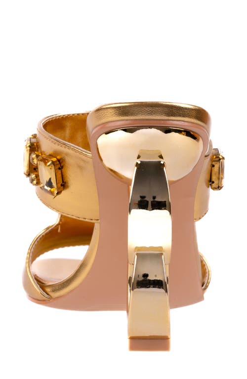 Ninety Union Rio Slide Sandal In Gold