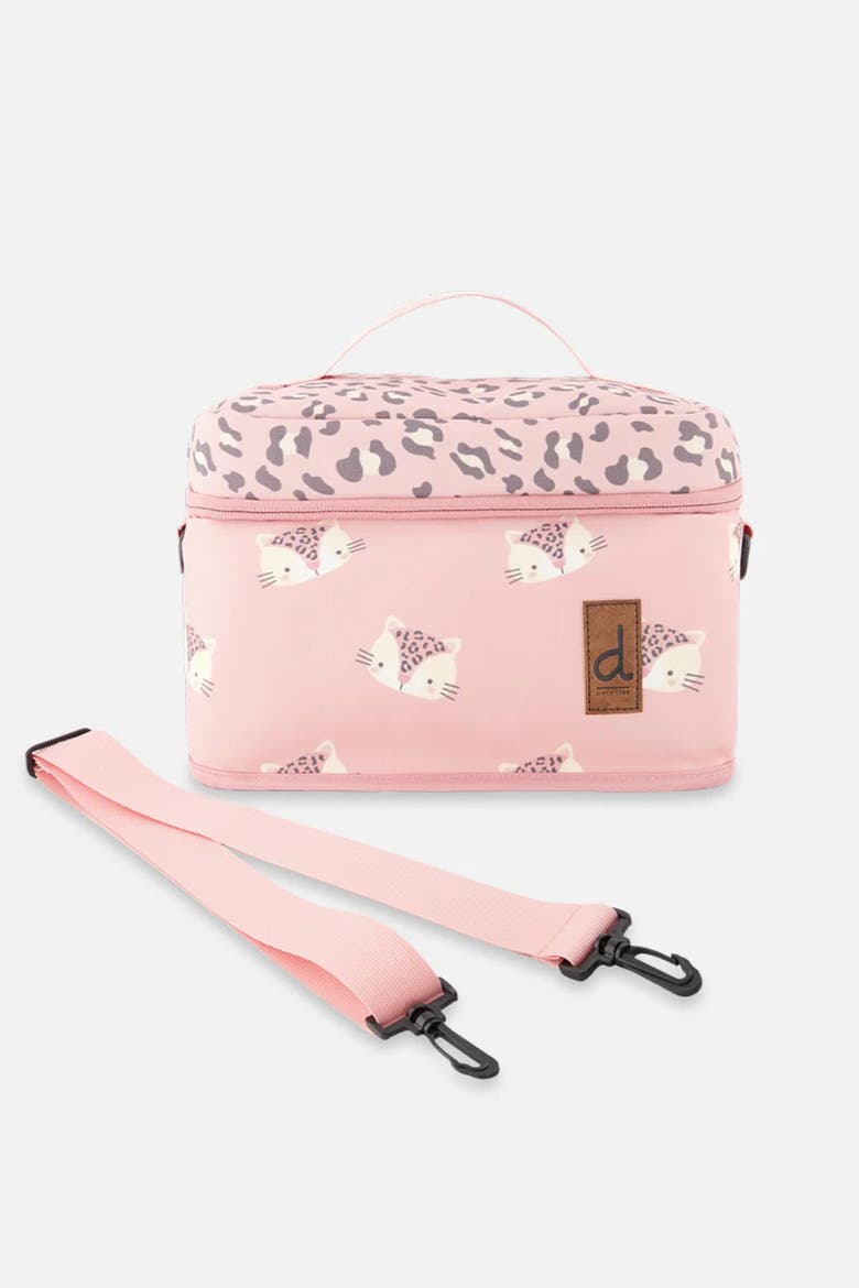 Leopard Charming Durable Everyday Lunch Box, Main, color, Pink Leopard Print