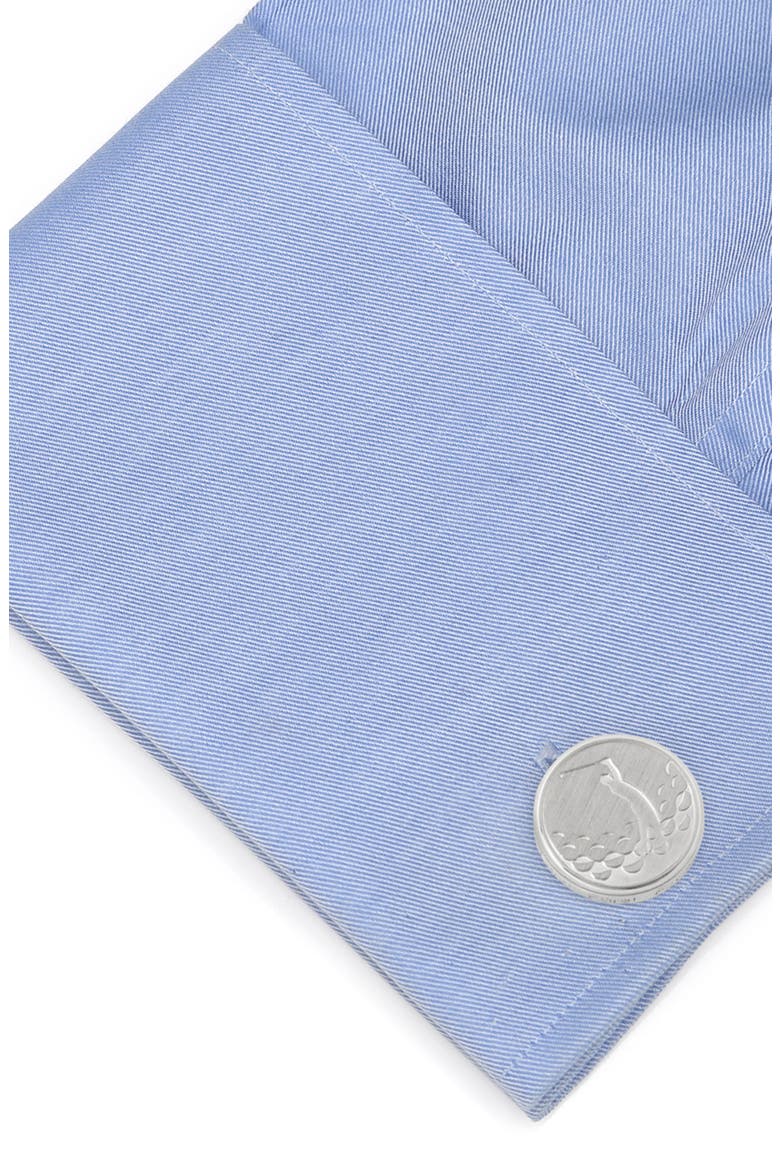 Fore Cuff Links, Alternate, color, SILVER