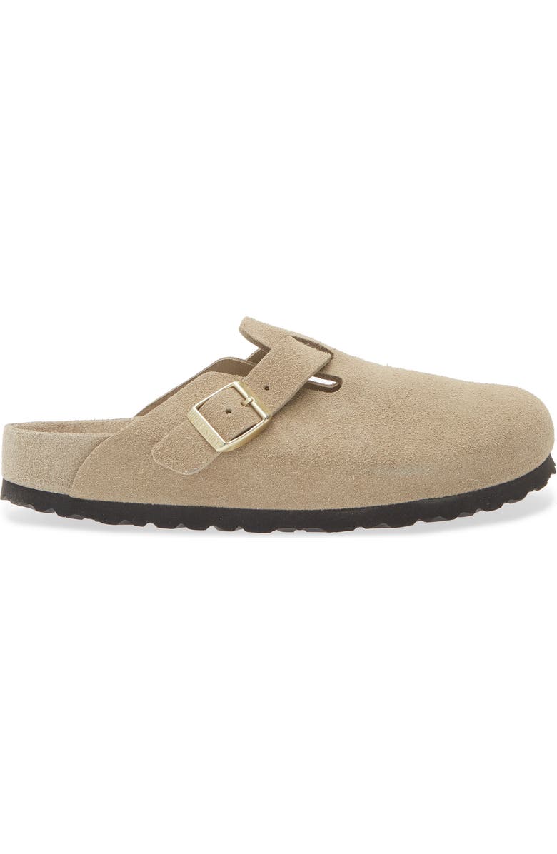 Birkenstock Boston Exquisite Clog, Alternate, color, Taupe Suede