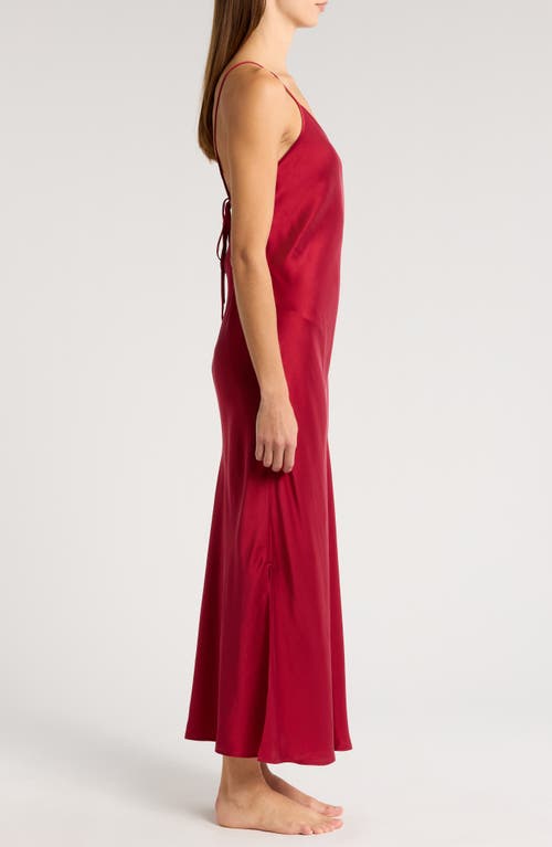 Nordstrom Washable Silk Nightgown In Red Rio