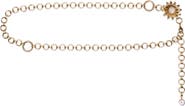 maje Chain belt with flowers